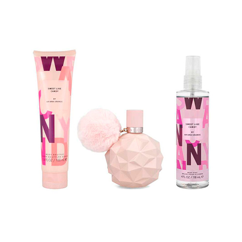KIT ARIANA GRANDE SWEET LIKE CANDY EDP F 100ML 3 PIEZAS
