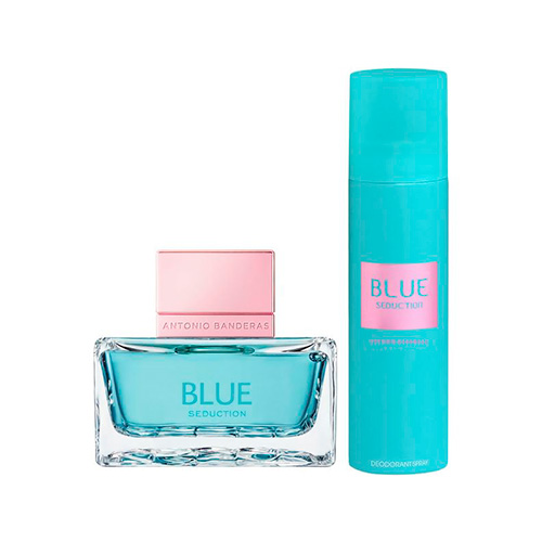 KIT ANTONIO BLUE SEDUCTION EDT F 80ML (2 PIEZAS)