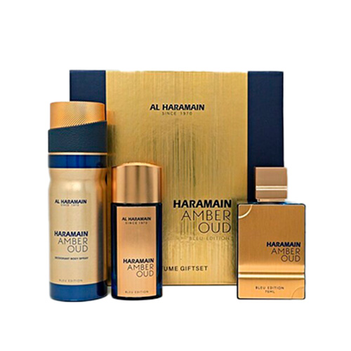  KIT ALHARAMAIN AMBER OUD BLEU 75ML  (3PIEZAS)