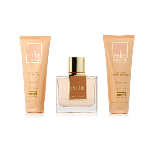 KIT AFNAN RUE BROCA PRIDE EDP F 100ML 3 PIEZAS
