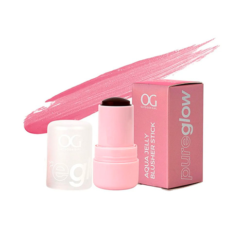 OG BLUSHER STICK AQUA JELLY AJ01O  POPPY PINK