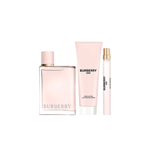 KIT BURBERRY HER EDP F 100ML 3 PIEZAS