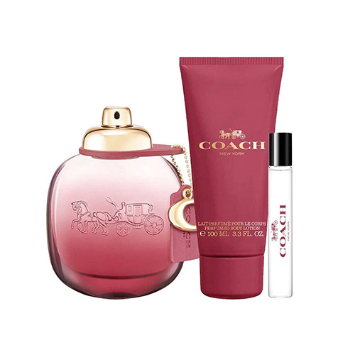  KIT COACH WILD ROSE EDP 90ML 3 PIEZAS