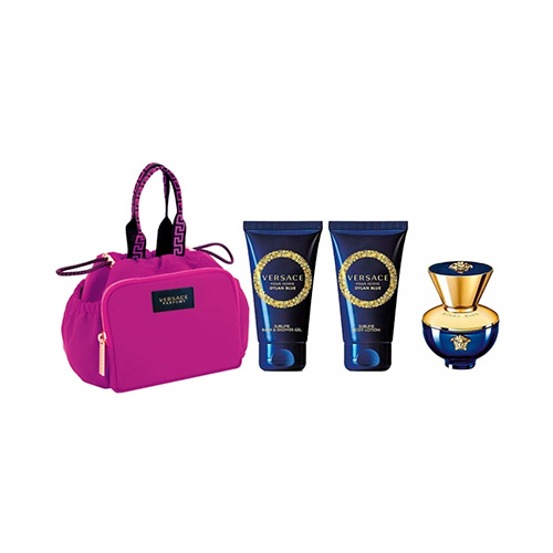  KIT VERSACE DYLAN BLUE F 100ML 4 PIEZAS