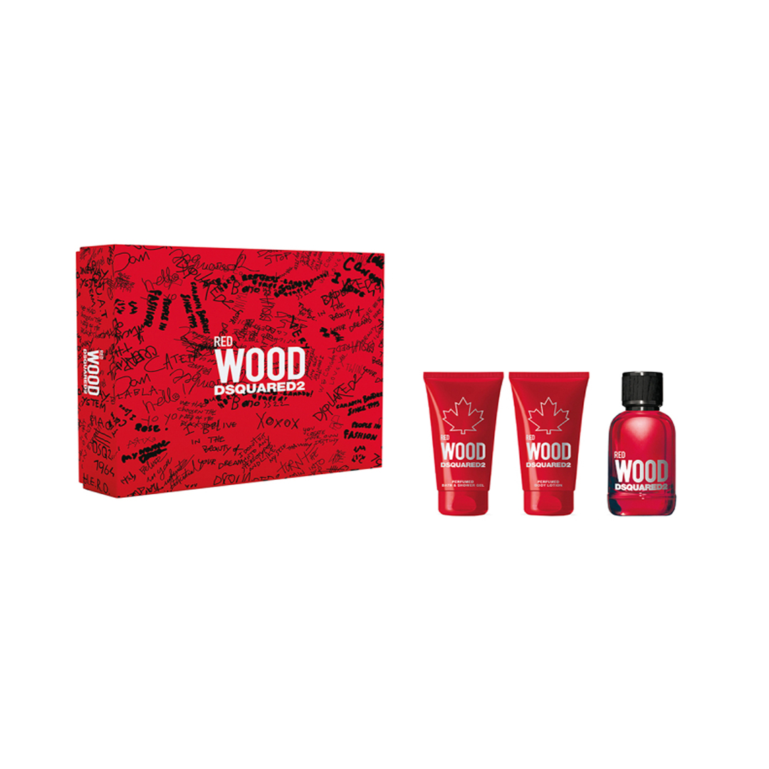 KIT DSQUARED2 WOOD RED EDT F 50ML