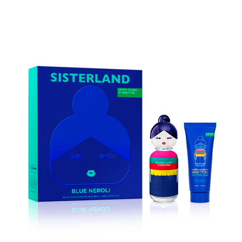 KIT BENETTON SISTERlAND BLUE NEROLI EDT F 80ML