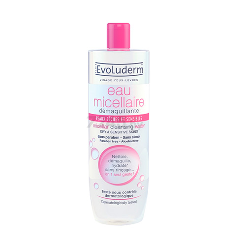 EVOLUDERM EAU MICELLAR HYDRATE 250ML