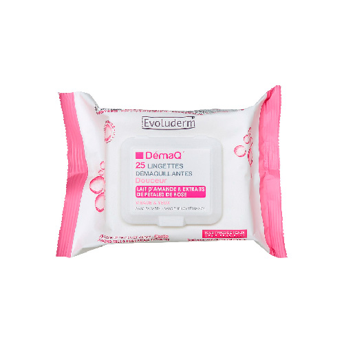 EVOLUDERM TOALLITAS DESMQ 25 PIEZAS