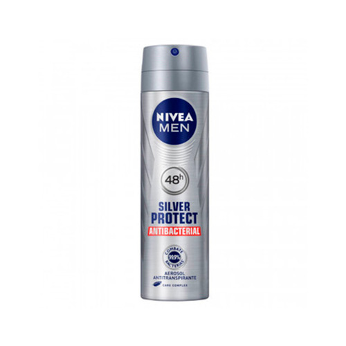  DEO NIVEA SPRAY SILVER ANTIBACTERIAL M 150ML