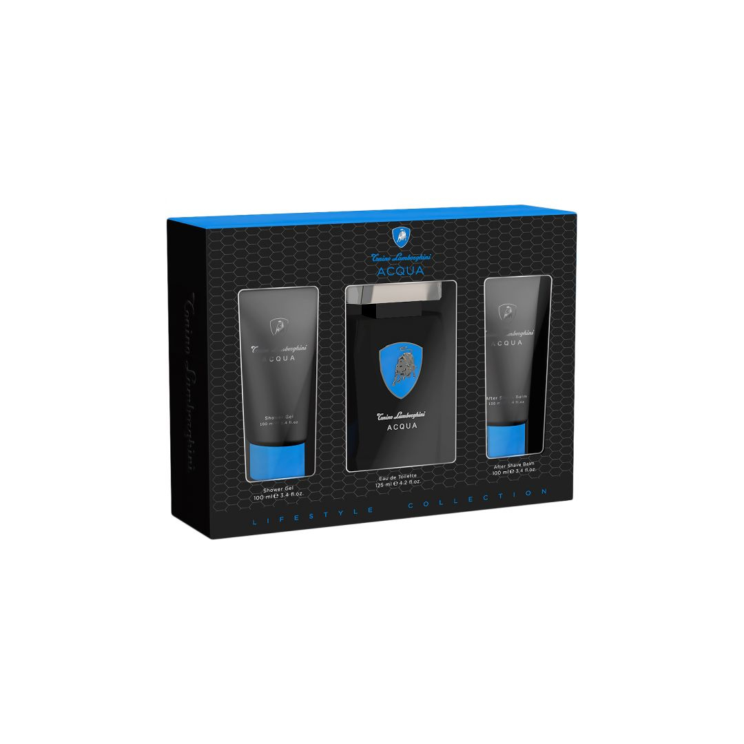 KIT LAMBORGHINI ACQUA 125ML  3 PIEZAS